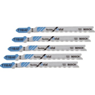 BOSCH brzeszczot do metalu T118AF , 5 szt.