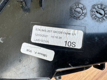 SKODA KAROQ 17-21 SVĚTLO LEVÝ ZADNÍ 57A945207