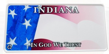 Amerykańskie tablice rejestracyjne USA INDIANA