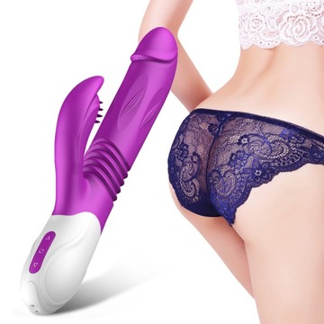 SEX WIBRATOR DAMSKI POSUWISTY MASAŻER DO ŁECHTACZKI POMPOWANY MOCNY PUNKT G