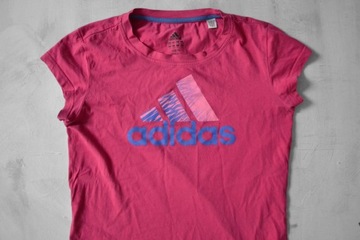 bawełniana koszulka M/L różowa koszulka t-shirt