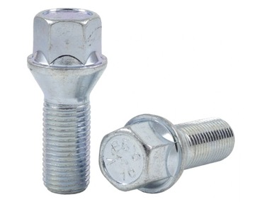 ŚRUBY DO FELG KÓŁ 14x1,5x28mm STOŻEK VW AUDI SKODA