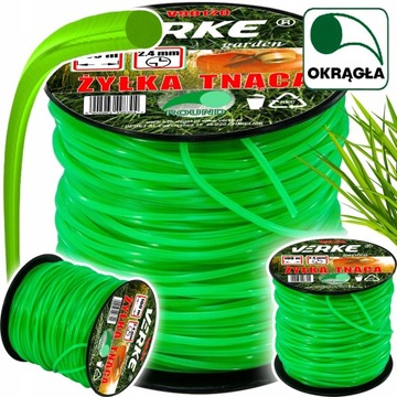 ŻYŁKA TNĄCA KOSY SPALINOWEJ PODKASZARKI 2,4mm 100m
