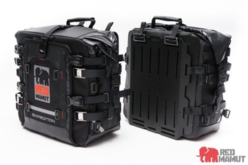 Sakwy motocyklowe 2x 32L RED MAMUT EXPEDITION