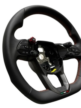 LAMBORGHINI REVUELTO CARBON lenkrad steering Leder RED/ORANGE | thumb 5
