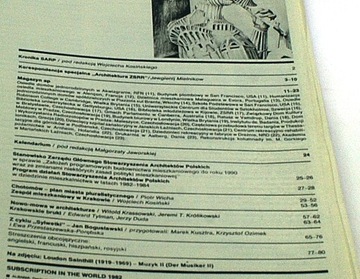 АРХИТЕКТУРА 4/1982 ХОТОМОВ КРАКОВ