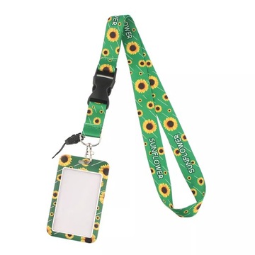 DZ1351 Hidden Disabilities Sunflower Lanyard Id Badge Holder Keychain ID