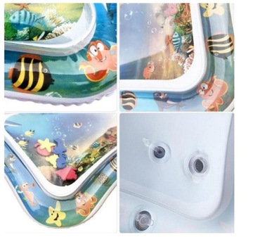 ОБРАЗОВАТЕЛЬНЫЙ НАДУВАННЫЙ ВОДНЫЙ СЕНСОРНЫЙ КОВрик ДЛЯ МЛАДЕНЦЕВ XXL