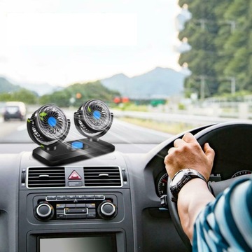 WENTYLATOR Z PODWÓJNĄ GŁOWICĄ, 2 STOPNIE WENTYLOWANIA, CHŁODZĄCY WENTYLATOR