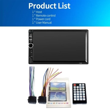 Acodo 2din стерео 7-дюймовый автомагнитола 2DIN с сенсорным экраном