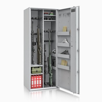 ISS Sejf na broń SIEGEN MAX KOMBI 15060 do 18 sztuk zamek elektroniczny