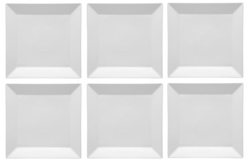 LUBIANA CLASSIC 6 x TALERZ PŁYTKI DESEROWY 21,5 cm