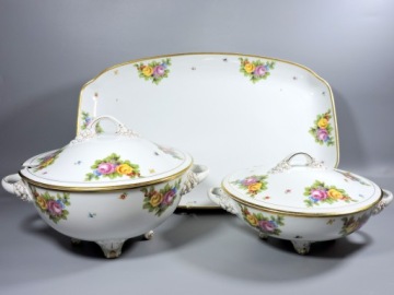 Старинный обеденный сервиз Rosenthal Alt Kronach, 1901 год.