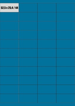 icpc naklejki 52x25 NIEBIESKIE CIEMNE