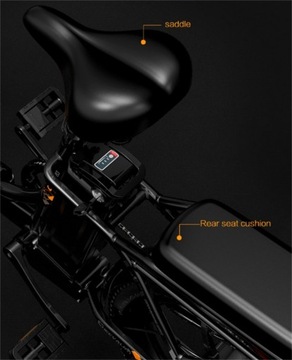 Rower elektryczny składany 500W 20Ah 35km/h 150km 20“ Damski/Mężczyzna