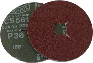 KRĄŻEK FIBRA 115mm gr. 36 CS 561 KLINGSPOR