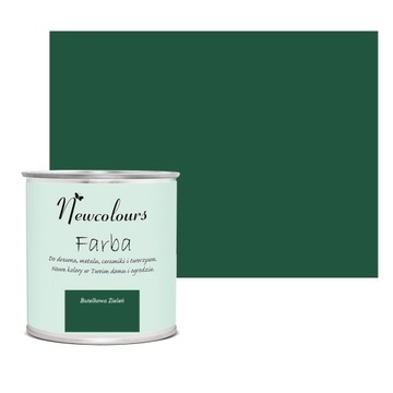 Farba Newcolours 200 ml BUTELKOWA ZIELEŃ