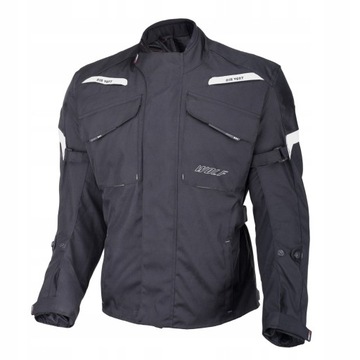 TEKSTYLNA KURTKA MOTOCYKLOWA WOLF EXPLORER BLACK M