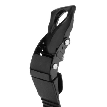 Mocny pasek Energy do rolek + klamra, czarny