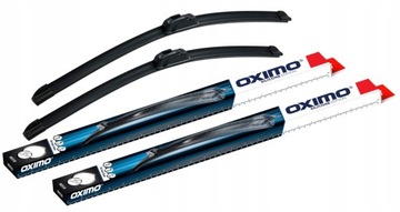 KOMPLET WYCIERACZKI SAMOCHODOWE PŁASKIE OXIMO