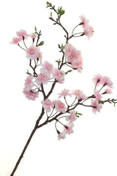 ЦВЕТЫ ЯБЛОКА Ветка СВЕТЛО-РОЗОВАЯ ОТТЕНЕННАЯ 65 см НАТУРАЛЬНЫЙ ПРЕМИУМ