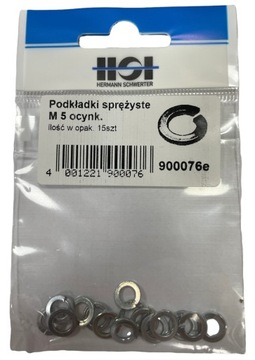 HSI PODKŁADKI SPRĘŻYNUJACE M5 OCYNK PODKŁADKA