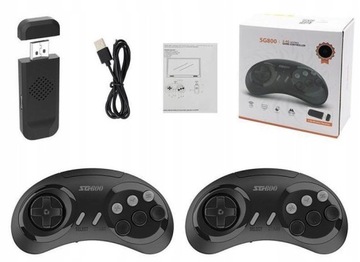 БЕСПРОВОДНАЯ ТВ-КОНСОЛЬ 2xPAD ПАМЯТЬ 1500 HDMI-игр
