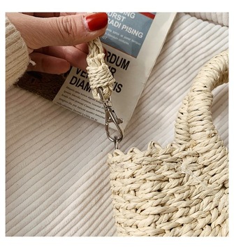 Сумка через плечо BOHO BASKET, плетеная