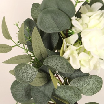 Уличный декор дома Весенняя гирлянда с листьями эвкалипта