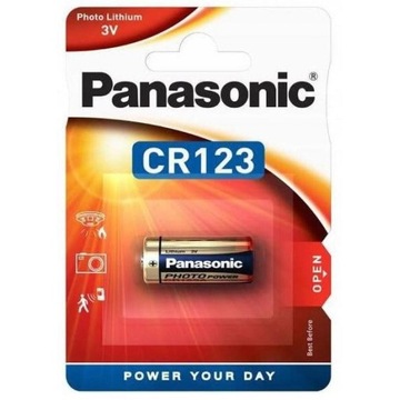Bateria PANASONIC CR123A (Blister 1szt.) 1