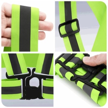 Светоотражающий жилет для бега на мотоцикле