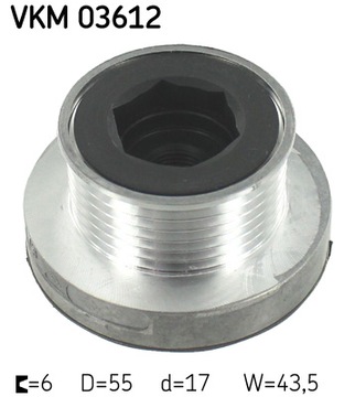 VKM03612 SKF SPOJKA ALTERNÁTORA