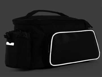 СУМКА ДЛЯ ВЕЛОСИПЕДА 10 Л ЧЕРНАЯ + НАПЛЕЧНЫЙ РЕМЕНЬ