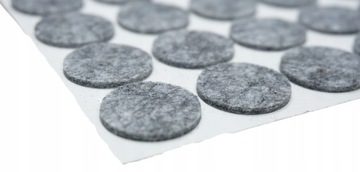 PODKŁADKI FILCOWE SAMOPRZYLEPNE POD MEBLE KRZESŁA 24SZT 2CM SZARE