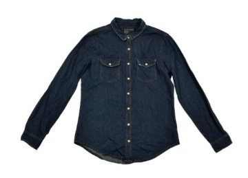 SAINTS&MORTALS JEANSOWA KOSZULA PRZECIERANA M