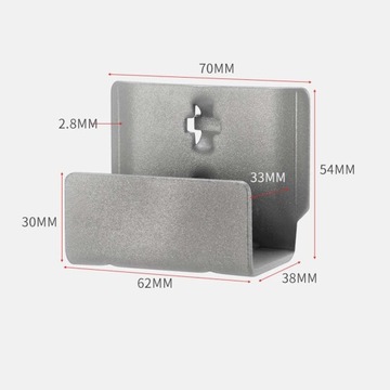 Кронштейн для перил для кровати, шарнирная фурнитура, аксессуары для кровати, балки для гардероба U, серые