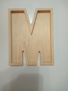 Деревянные буквы в технике 3D декупаж высотой 40 см.