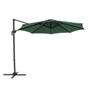 PARASOL OGRODOWY REGULOWANY NA TARAS 3,5M ZIELONY