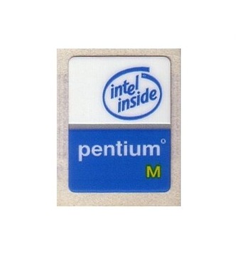 Naklejka Intel Pentium M inside 16 x 20 mm 049