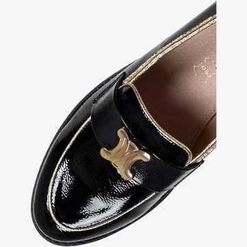 РАСКРАШЕННЫЕ МОКАСИНЫ С ДЕКОРАЦИЕЙ, КОЖАНАЯ Стелька, размер 38