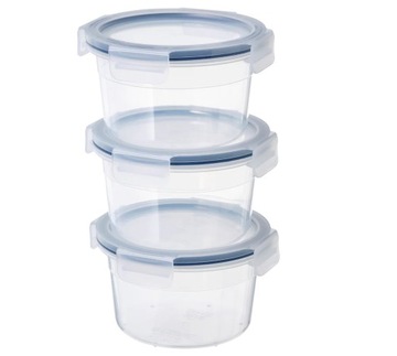 IKEA 365+Pojemnik na żywność z pokrywką 750ml 3szt