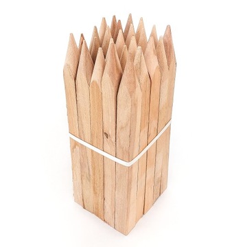 PALIKI GEODEZYJNE SŁUPKI DREWNIANE 30CM 25 SZT.