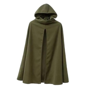 Halloween Cosplay długi płaszcz z kapturem, p