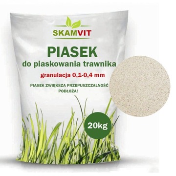 PIASEK DO PIASKOWANIA TRAWNIKA TRAWY 20kg NAWÓZ