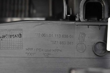 ПОДЛОКОТНИК ЦЕНТРАЛЬНЫЙ ТУННЕЛЬ EU 1Z1863241 SKODA OCTAVIA 2 II 06R