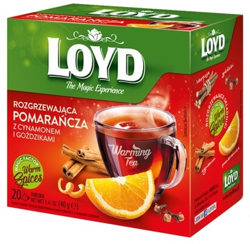 10x LOYD Rozgrzewająca Pomarańcza cynamon goździki