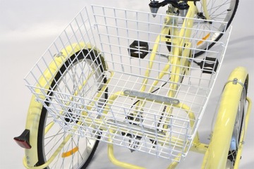 ВЕЛОСИПЕД 3-КОЛЕСНЫЙ, ТРЕХКОЛЕСНЫЙ, 6-СКОРОСТНОЙ, 24-колесные колеса + КОРЗИНА