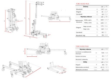 Грузовой подъемник GUIL Toro B-202 PLUS: грузоподъемность 220 кг, высота 6,60 м.