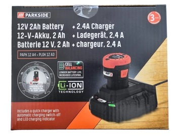 REMS ROLLER 12V Адаптер для аккумулятора 571510 для Parkside 12V + Аккумулятор + Зарядное устройство