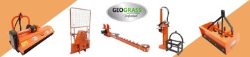 Цеповая косилка с гидравлическим переключением мульчер GEOGRASS EFGCH 125 см